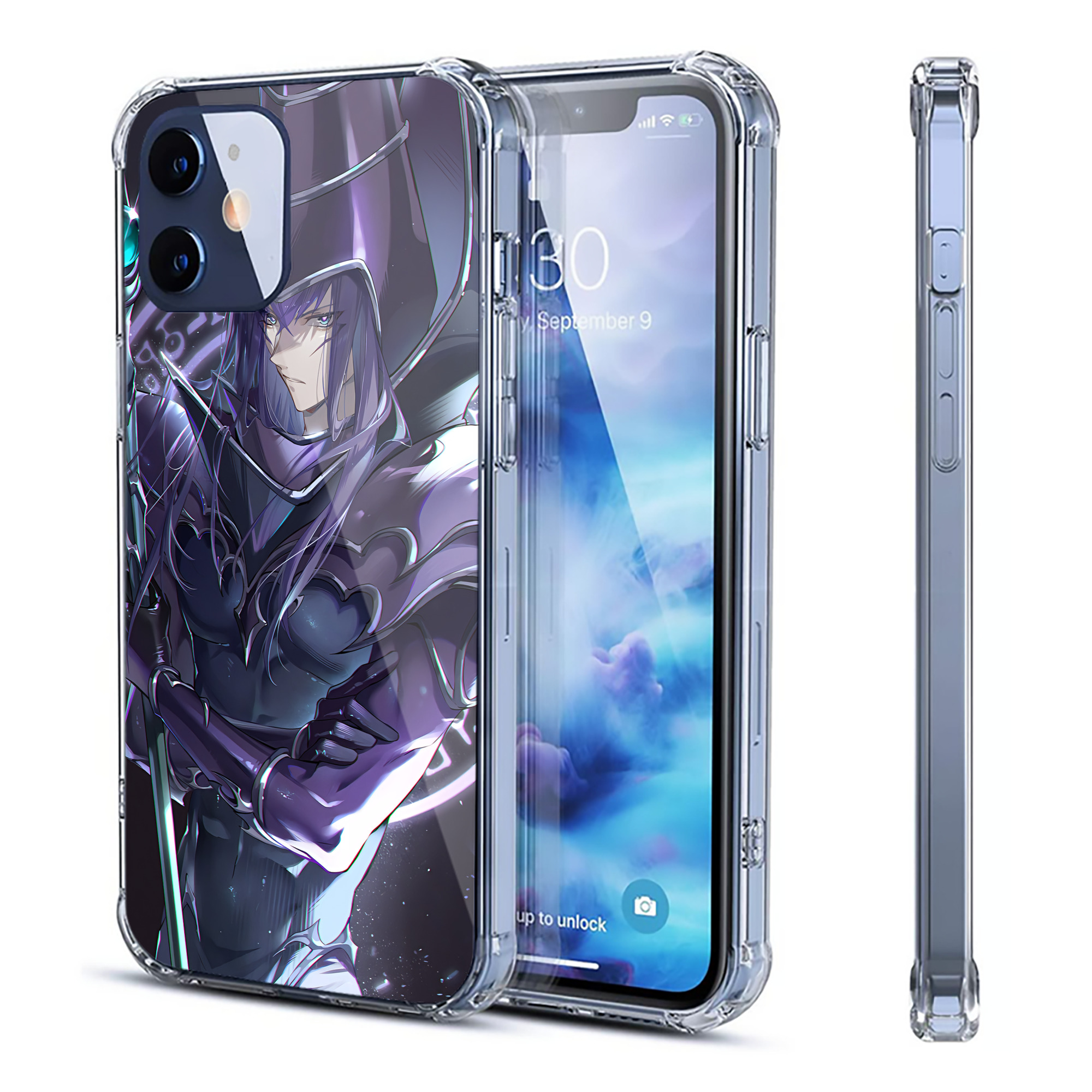 （画像用） 遊☆戯☆王 Yu-Gi-Oh! 【iPhone 12シリーズ対応】透明スマホケース（クリアソフトケース）